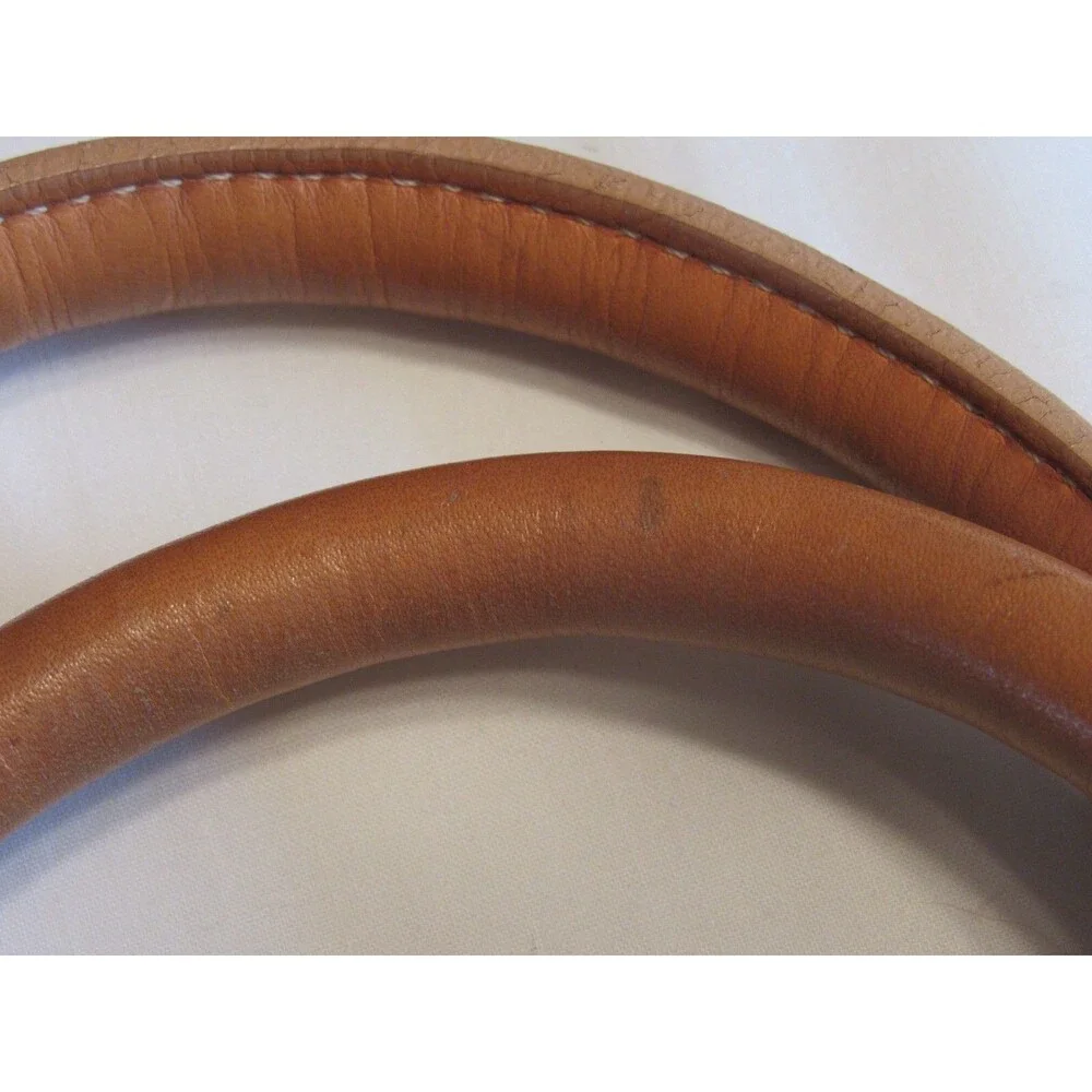 I Medici Firenze Taupe and Tan Soft Leather Shoulder Handbag - Picture 5 of 13